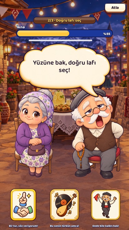 Kalk Hadi Amca bonusundan bir kare